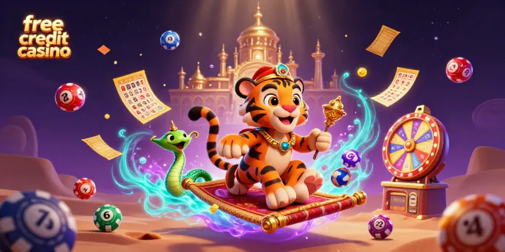 Experience the excitement of free credit casino winnings amidst dazzling scenes and vibrant action.