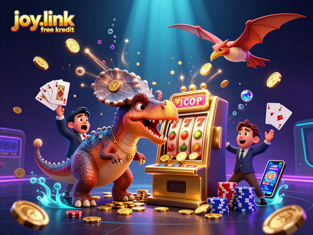Experience excitement with joy.link free kredit as a pachycephalosaurus wins big at the slot!
