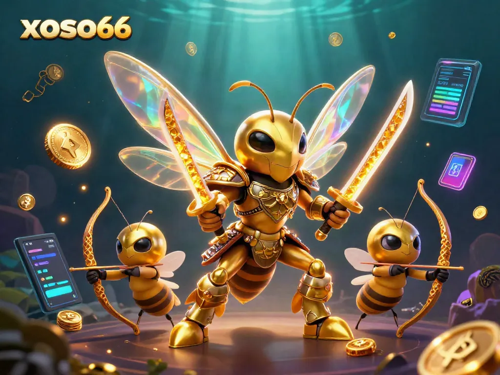 Experience the excitement of xoso66 with captivating 3D characters and vibrant gambling elements.